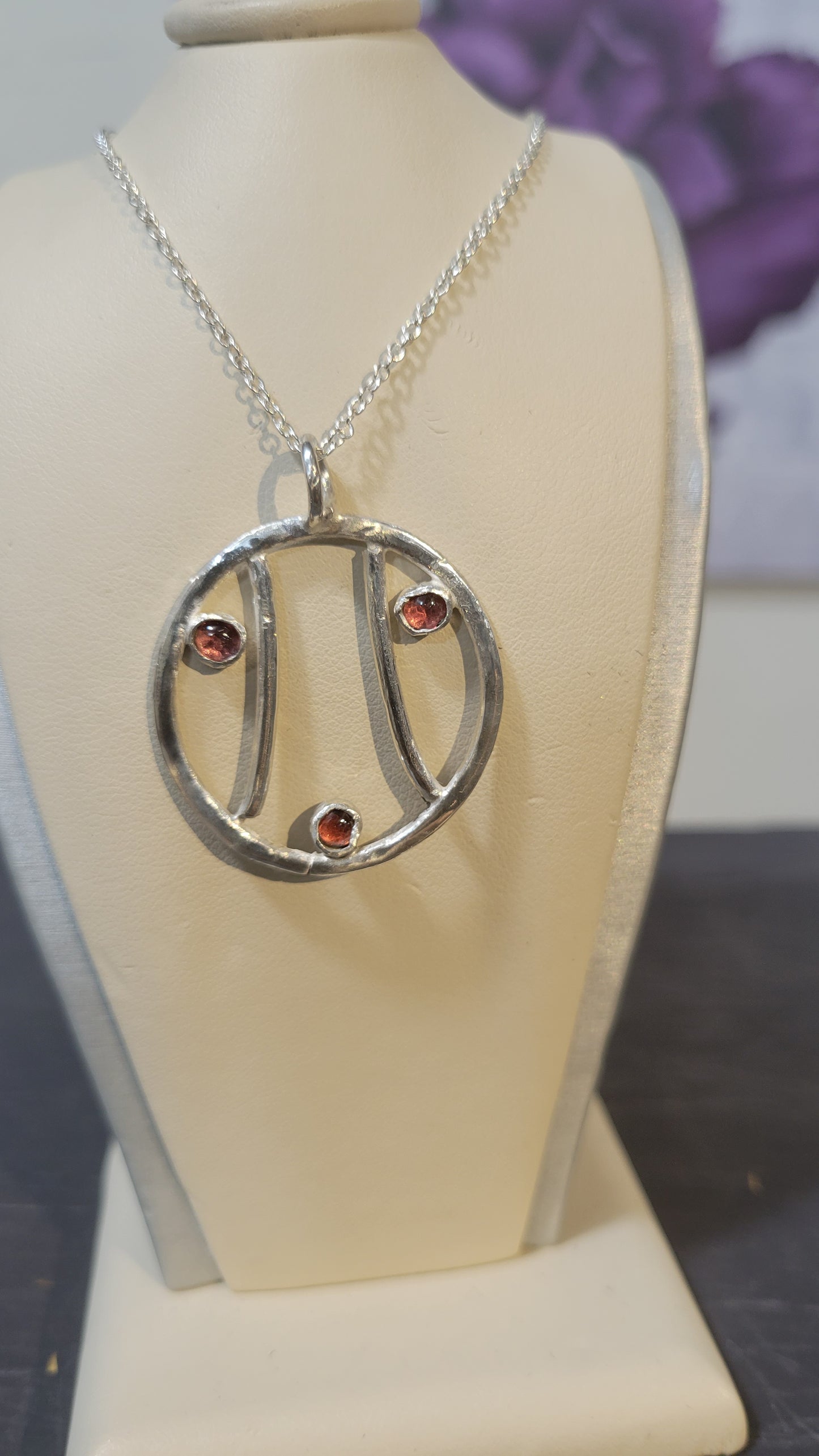 Garnet pendant