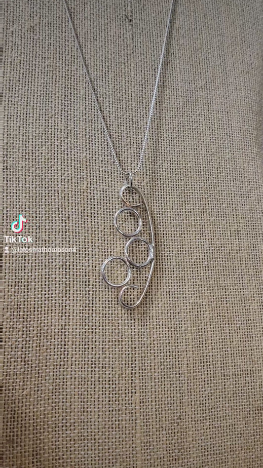 Silver focal pendant